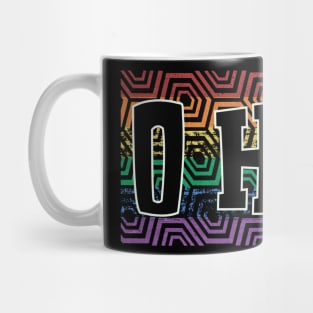 LGBTQ PATTERN USA OHIO Mug